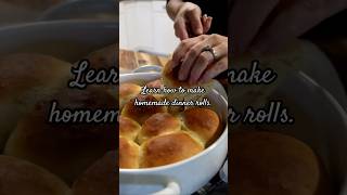 Homemade Dinner Rolls for Thanksgiving dinnerrolls thanksgivingdinner breadrecipe [upl. by Raff71]