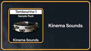 Tambourine 1  Classic  Kinema Sounds  Samples  Loops [upl. by Mcloughlin]