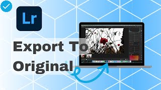 How To Export To Original  Settings In Lightroom [upl. by Balliol691]