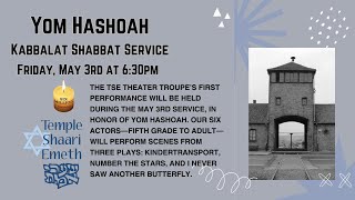 Yom Hashoah Havdalah Service [upl. by Elatnahc]