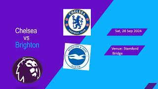 Chelsea vs Brighton  Barclays Premier League 20242025  Match Result [upl. by Mulford964]