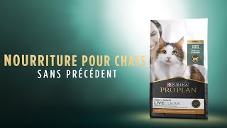 Nourriture pour chats réduisant les allergènes Purina Pro Plan LiveClear [upl. by Hasila]