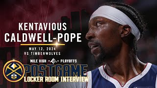 Kentavious CaldwellPope Post Game Four Locker Room Interview vs Timberwolves 🎙 [upl. by Natam]