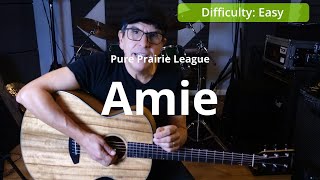 Amie acoustic cover and tutorial [upl. by Boote]