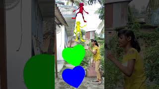 Rad  yellowgreen amp blue Frog dancing funny vfx magic video funny [upl. by Hersh]