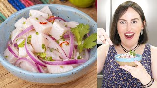 CEVICHE FÁCIL SUPER REFRESCANTE  Cookn Enjoy 841 [upl. by Neehar]