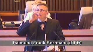 quotBürger des Landesquot  Raimund Borrmann NDP Landtag fail [upl. by Hsaniva595]