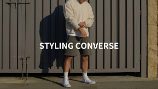 High Top Converse Outfit Ideas l Mens Summer Fashion 2021 [upl. by Imaj774]