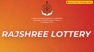 RAJSHREE 20 RAVI WEEKLY LOTTERY Dated 27 OCT 2024 08 30 PM Rajshree Lottery Live Result [upl. by Auqinaj]