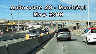 20180520  Autoroute 20  Montreal Quebec [upl. by Anyg]