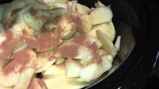 Easy Crock pot Apple Sauce [upl. by Brunella]