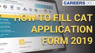 How to fill CAT Application Form 2019 [upl. by Orel]