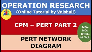 PERT Network Diagram CPM and PERT Project Evaluation and Review Technique  Operation Research [upl. by Inaboy169]