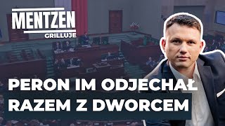 MENTZEN GRILLUJE 39 Peron im odjechał razem z dworcem [upl. by Yraeg]