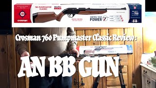 Crosman 760 Pumpmaster Classic  Tips for a Friend 760 Shotgun [upl. by Kaz]