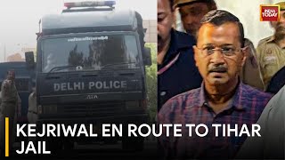 Arvind Kejriwal Remanded to Judicial Custody Unprecedented Security at Delhis Rouse Avenue Court [upl. by Fleur452]