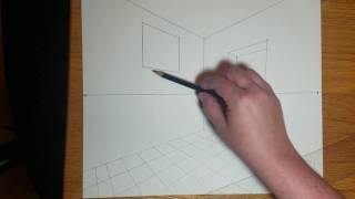 How to draw a room in 2 point perspective [upl. by Maddeu36]