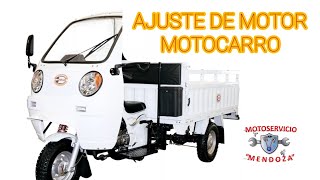 Asi es un ajuste de motor MOTOCARRO DINAMO 200CC [upl. by Reeva]