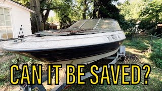 Our First Customer is a DOOZY Restoring a fiberglass boat [upl. by Notlil]