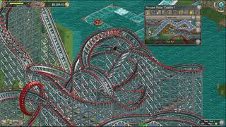 596 White Water Park  RollerCoaster Tycoon Classic [upl. by Margherita]