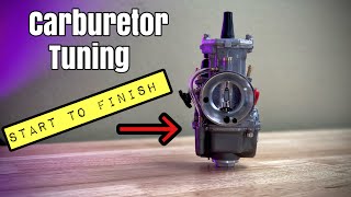 HOW TO TUNE A CARB  CARBURETOR step by step guided [upl. by Aiza]