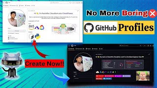 How to create Professional Github Readme Profile Step By Step [upl. by Notaek651]