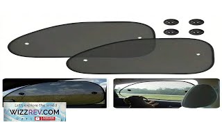 2pcs Universal Car Window Shade Cling Sunshade For Car Windows Sun Review [upl. by Aker]