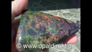 Andamooka Opal BlackMatrixOpal 000498 sp [upl. by Scutt]