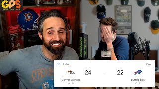 Grossi and Perna React to Ridiculous Broncos vs Bills Ending [upl. by Schear]