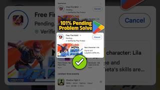 Play Store Pending Problem Solved  Fix PlayStore Download Pending Problem shorts [upl. by Phebe]