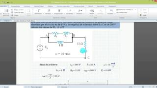 Circuito de corriente alterna en Mathcad prime [upl. by Artinek]