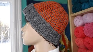 How to Knit A Mens Hat [upl. by Chas]