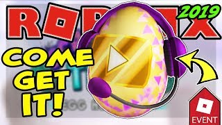 🔴 ROBLOX LIVE 🔴 LAUNCHING THE VIDEO STAR EGG  EGG HUNT 2019 SCRAMBLED IN TIME [upl. by Yaner]