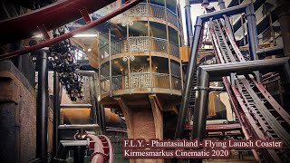 FLY  Phantasialand  Flying Launch Coaster Vekoma  Kirmesmarkus Cinematic 2020 [upl. by Akieluz14]