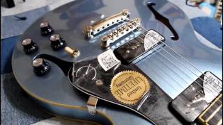 Epiphone ES339 P90 Pelham Blue Beauty 20170803 [upl. by Sorkin]