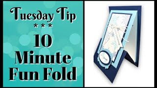 Z Fold Easel Card Tutorial THE Greeting Card To DIY This Season [upl. by Kaete387]