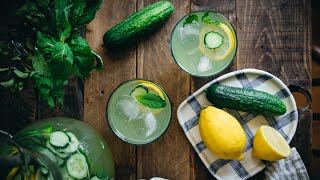 Cucumber Lemonade Recipe [upl. by Anibur]