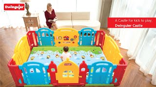 Dwinguler Castle baby playpen  baby play yard  eco friendly baby product [upl. by Ecinereb]