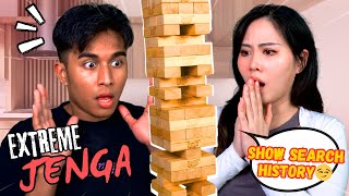 WHO WILL BE THE ULTIMATE LOSER  ​【 EXTREME JENGA CHALLENGE 】 davidmatthew [upl. by Nolubez]