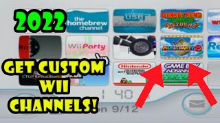 How to Get Custom Wii channels in 2022 Channel Forwarder for your Wii games [upl. by Nhguaved]