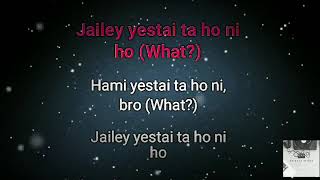 Hami yestai tw honi bro rap song karaoke with lyrics  vten [upl. by Kip762]