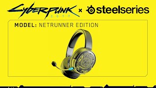 SteelSeries Arctis 1 Wireless Cyberpunk 2077 Netrunner Edition [upl. by Helena504]