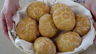 ROSETTE DI PANE  RICETTA DEL PANE FATTO IN CASA  Homemade Bread Recipe [upl. by Haidebej905]