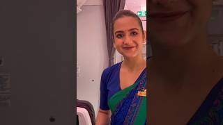 such a sweet cabin crew😍 telugushorts viral airindia cabincrew youtubeshorts [upl. by Salinas]