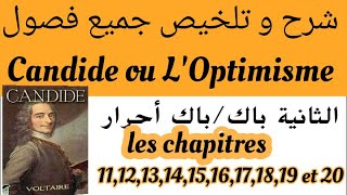 Candide ou LOptimismechapitres 111213141516171819 et 20 شرحrésumé2 bac et bac libre [upl. by Jen788]