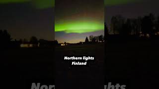 Northern lights in Finland road trip car finland northernlights theturbantraveller [upl. by Fifi252]