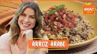 Arroz árabe com carne moída aprenda a fazer prato típico libanês  Rita Lobo  Cozinha Prática [upl. by Yonah]