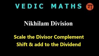 14  NikhilamDivision  Vedic Mathematics  Fast Division [upl. by Kciremed]