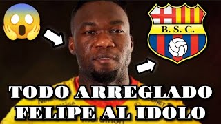 FELIPE CAICEDO ES NUEVO JUGADOR DE BARCELONA SC TODO ARREGLADO PODRIA VENIR EN LA NOCHE AMARILLA [upl. by Hannah]