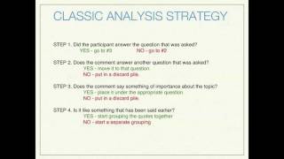 Basic Qualitative Data Analysis for Focus Groups [upl. by Rosdniw746]